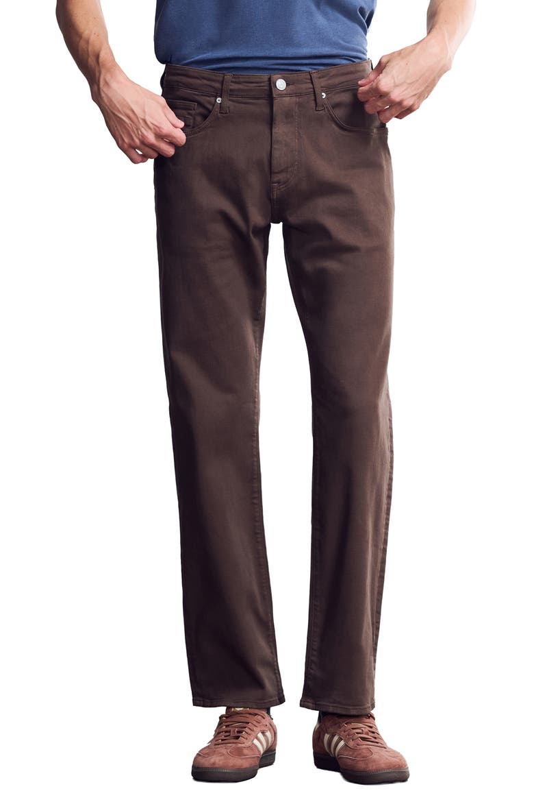 Bridge Straight Leg Jeans, Main, color, COFFEE BEAN DENIM