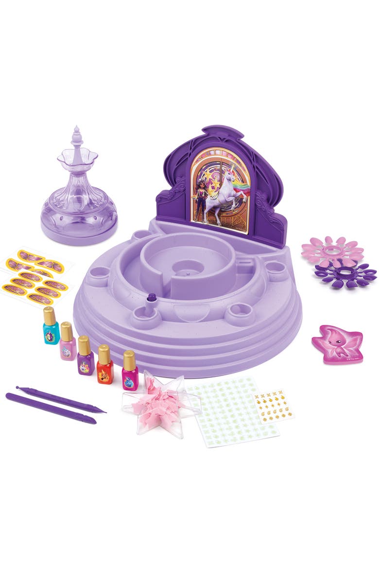 Star Stables Fountain Nail Spa, Design Unicorn Manicures, Alternate, color, Multicolored
