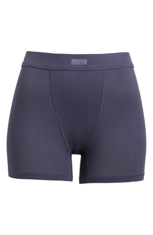 Ugg(r) Alexiah Rib Lounge Boy Shorts In Thundercloud