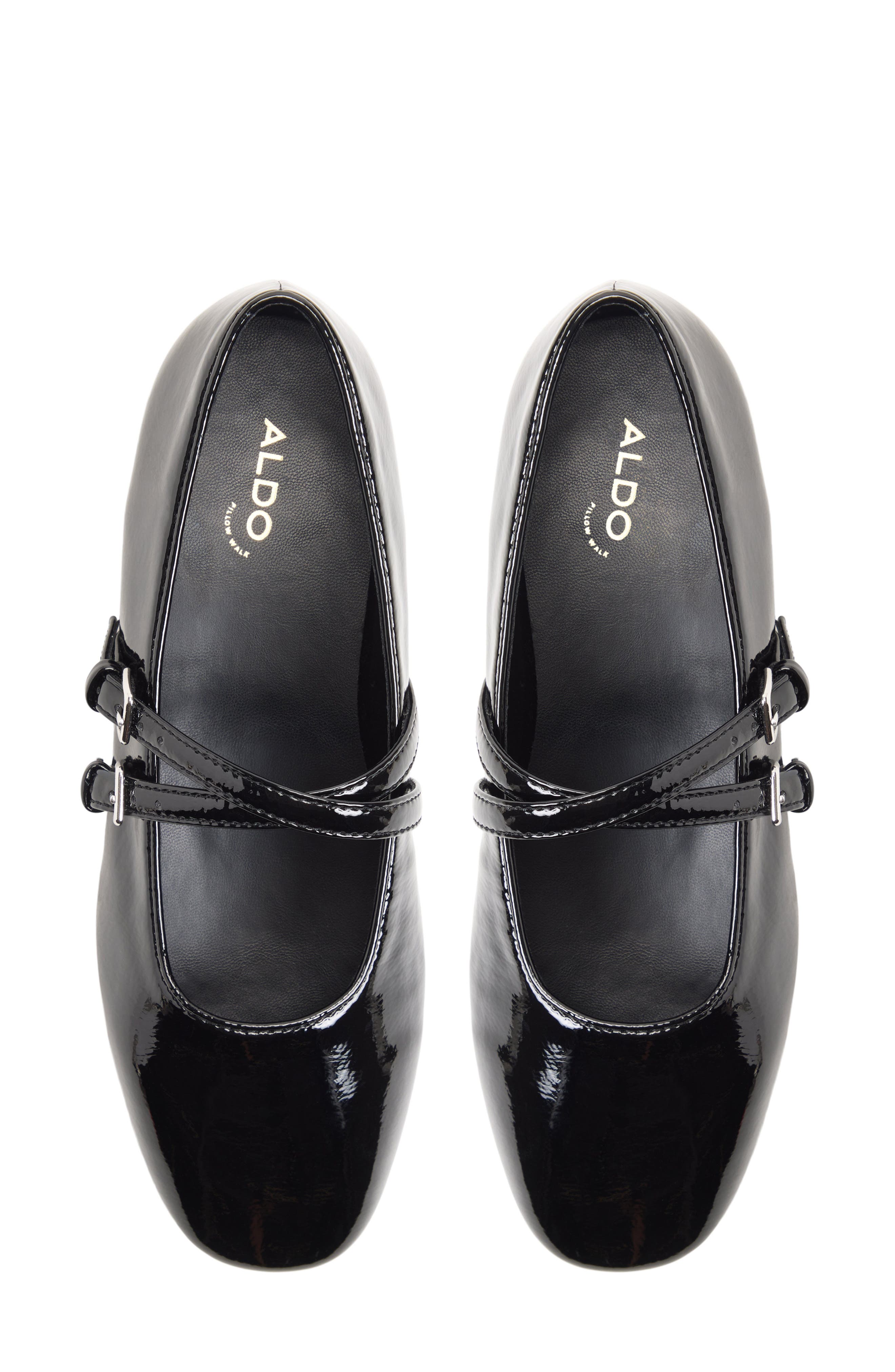 Elinora Mary Jane Flat, Alternate, color, BLACK