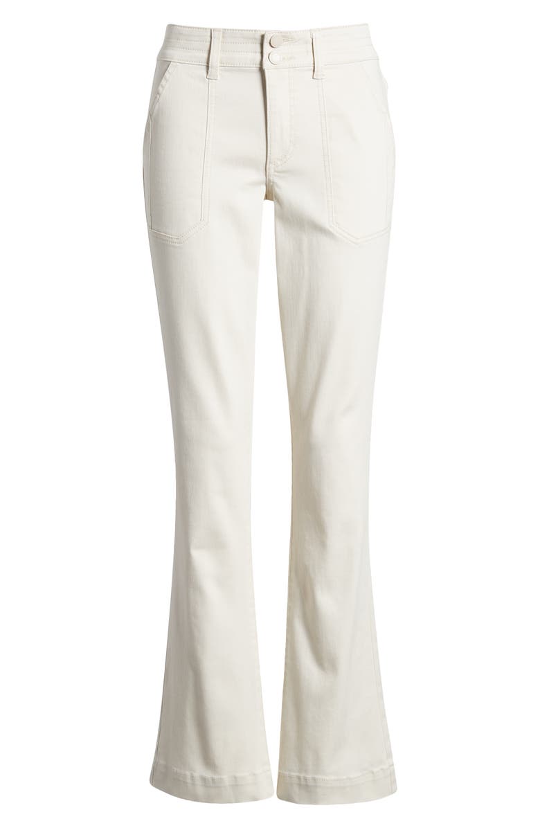 Wit & Wisdom 'Ab'Solution High Waist Flare Jeans, Alternate, color, Blanched Almond