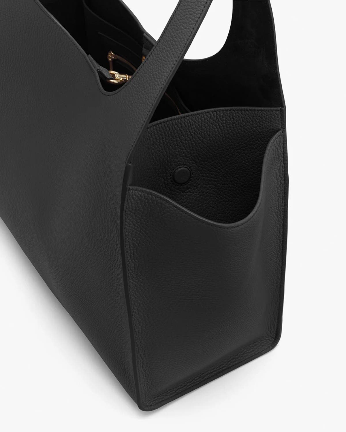 Cuyana Double Loop Satchel, Alternate, color, Black