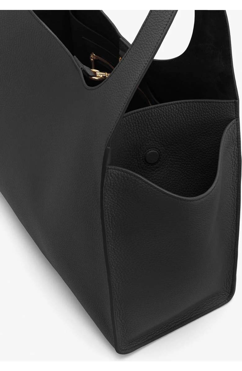 Cuyana Double Loop Satchel, Alternate, color, Black