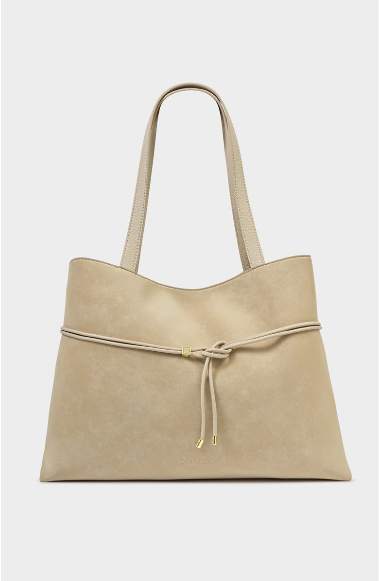 Katie Loxton Lori Tote Bag, Main, color, Desert Sand Suedette