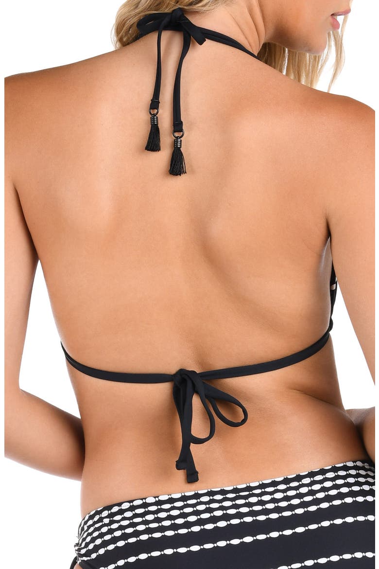 City Lights Bikini Top, Alternate, color, BLACK