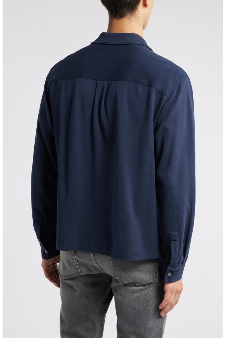 Long Sleeve Duo Fold Relaxed Shirt, Alternate, color, NAVY