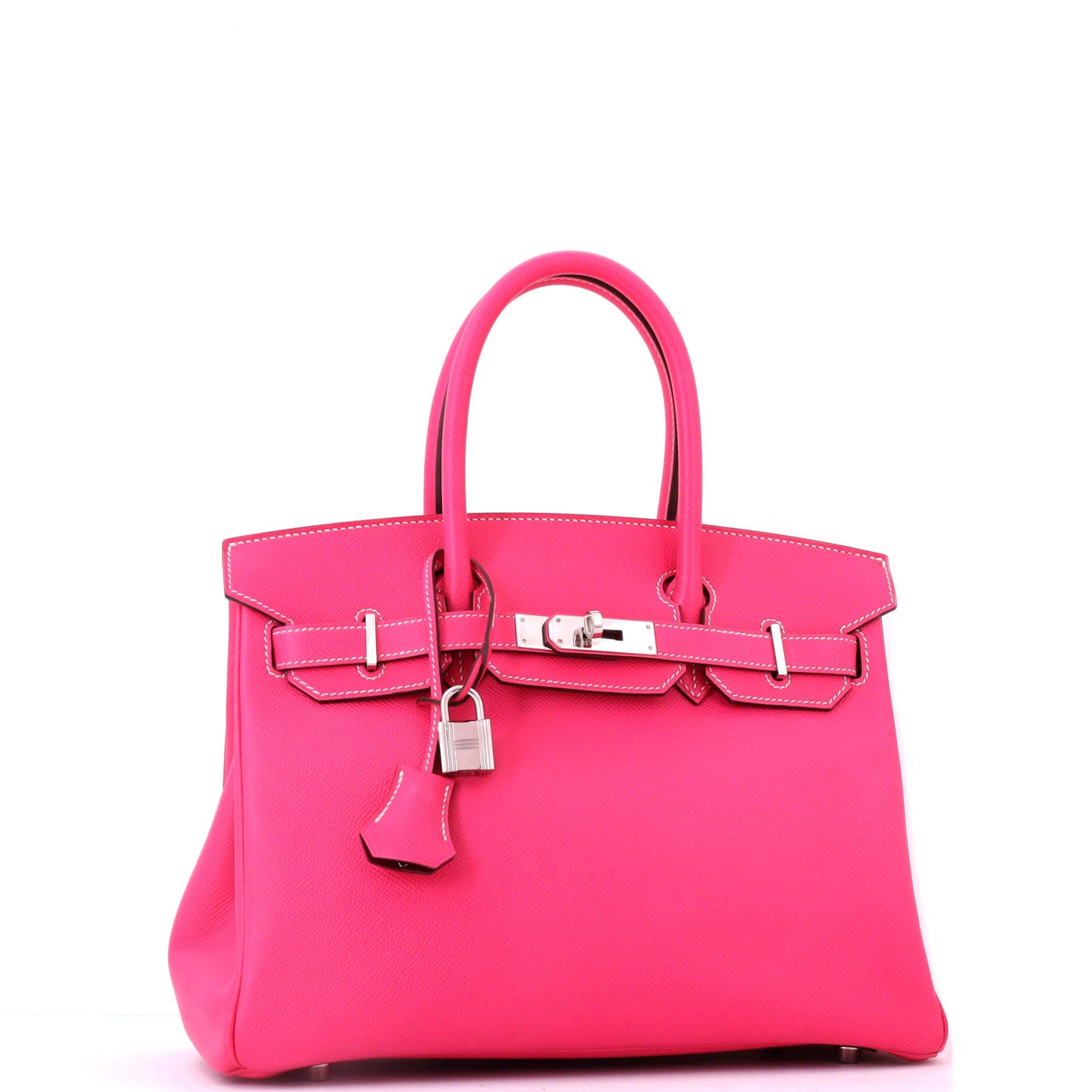 Pre-Owned Hermes Candy Birkin Bag Epsom 30, Alternate, color, Candy-  Rose Tyrien/Rubis