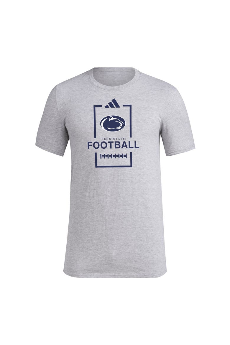 Men's adidas Gray Penn State Nittany Lions Football Polyester T-Shirt, Alternate, color, Gray