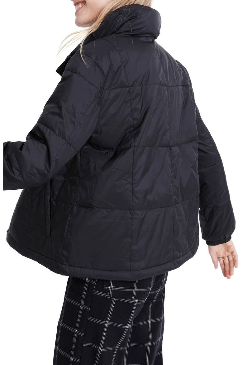 Travel Buddy Packable Puffer Jacket, Alternate, color, TRUE BLACK