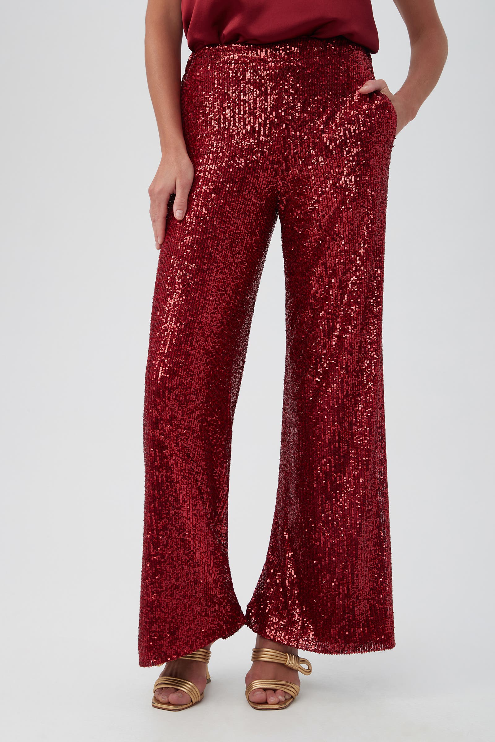 Atarashii Wide Leg Sequin Pant - image 4