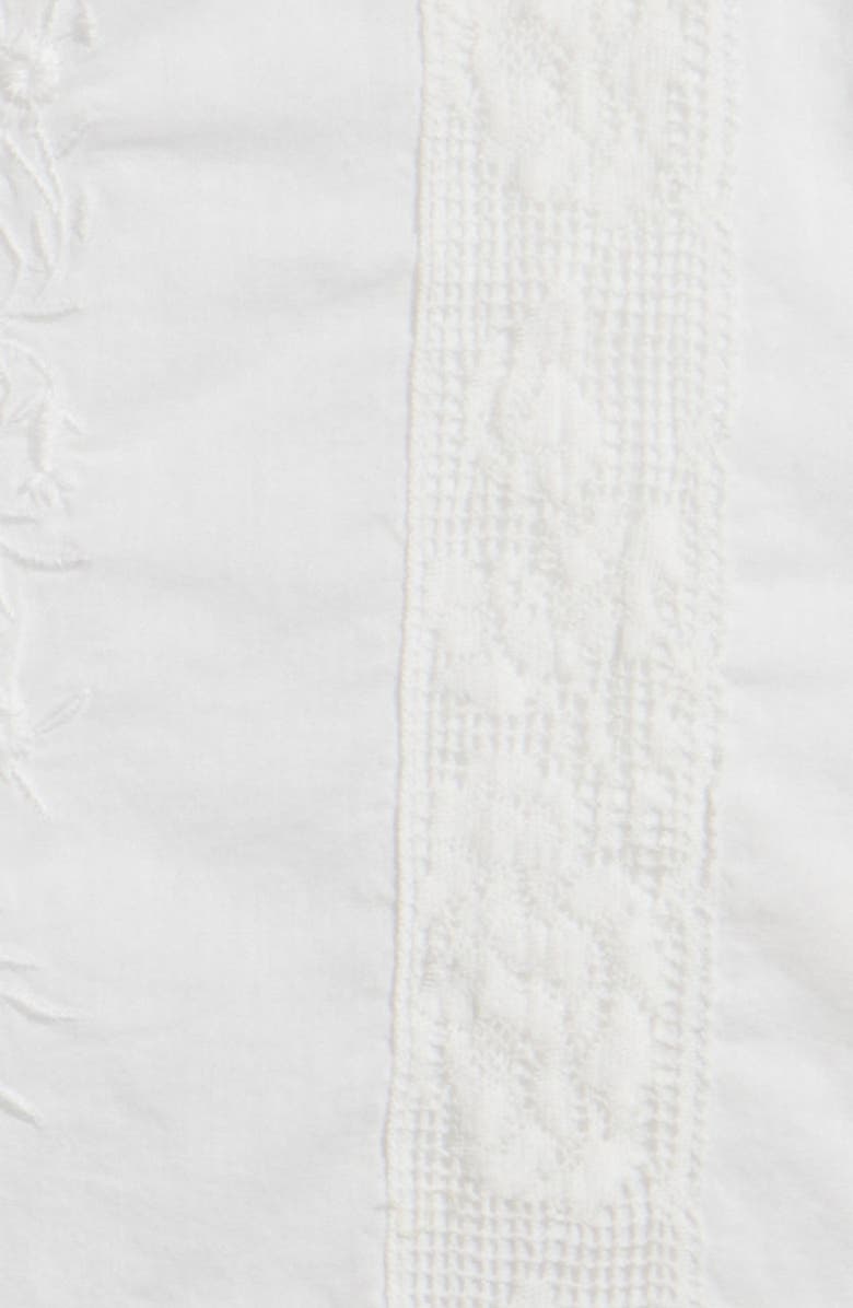 LoveShackFancy Kids' Quince Floral Lace Embroidered Top, Alternate, color, White