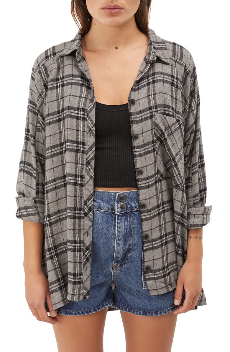 BDG Urban Outfitters Brendon Flannel Shirt, Main, color, 