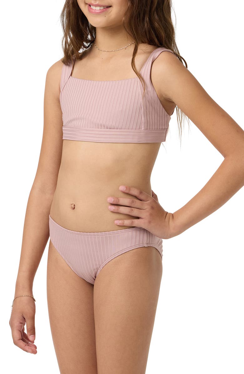 O'Neill Kids' Shorebreak Two-Piece Swimsuit, Alternate, color, Orchid