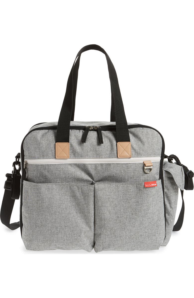 Skip Hop Duo Weekend Diaper Bag, Main, color, Grey