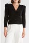 Jenni Waffle Stitched Crop Cardigan