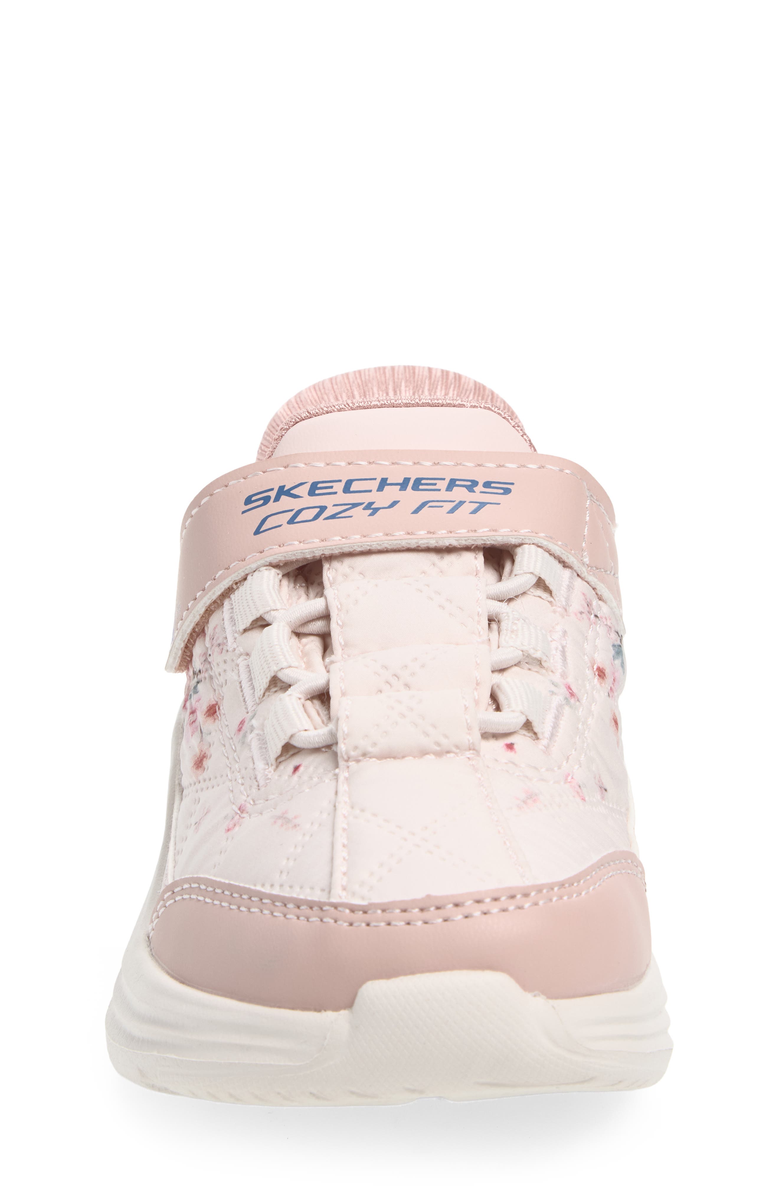 SKECHERS Kids' Comfy Sprints - Cozy Fit<sup>®</sup> Lil Flower Slip-On Sneaker, Alternate, color, Ros