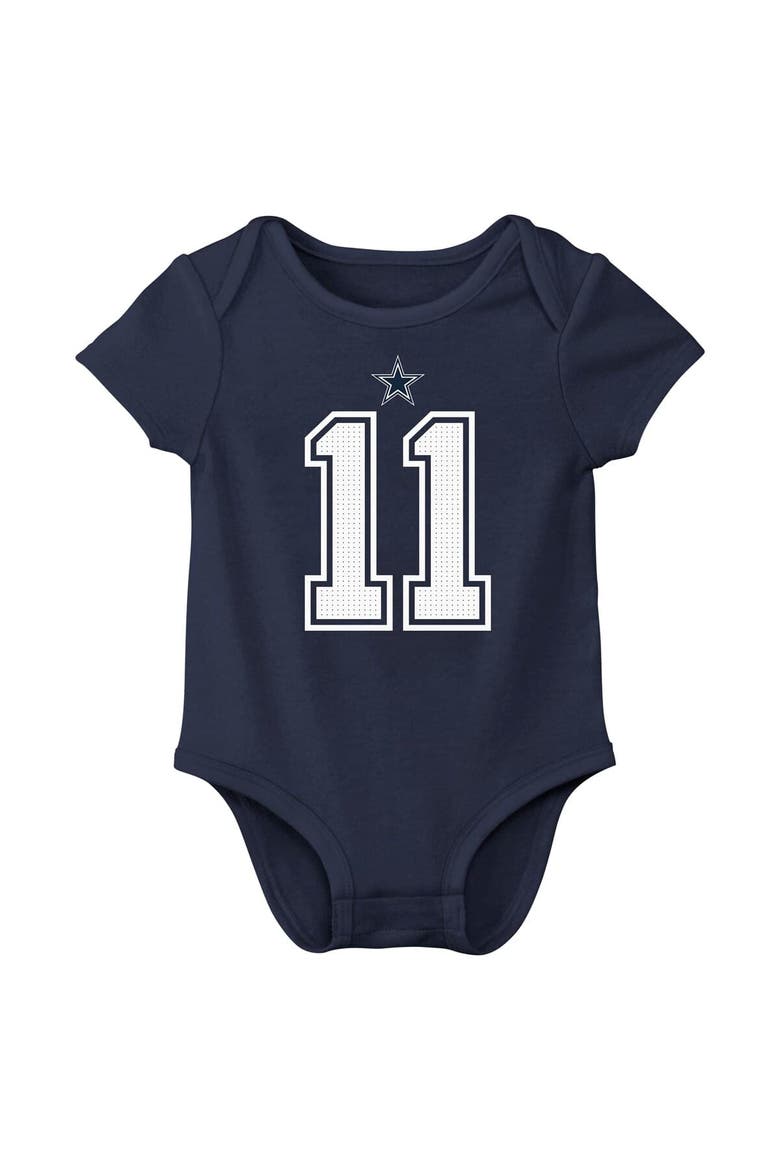 Newborn & Infant Nike Micah Parsons Navy Dallas Cowboys Player Name & Number Bodysuit, Alternate, color, Navy