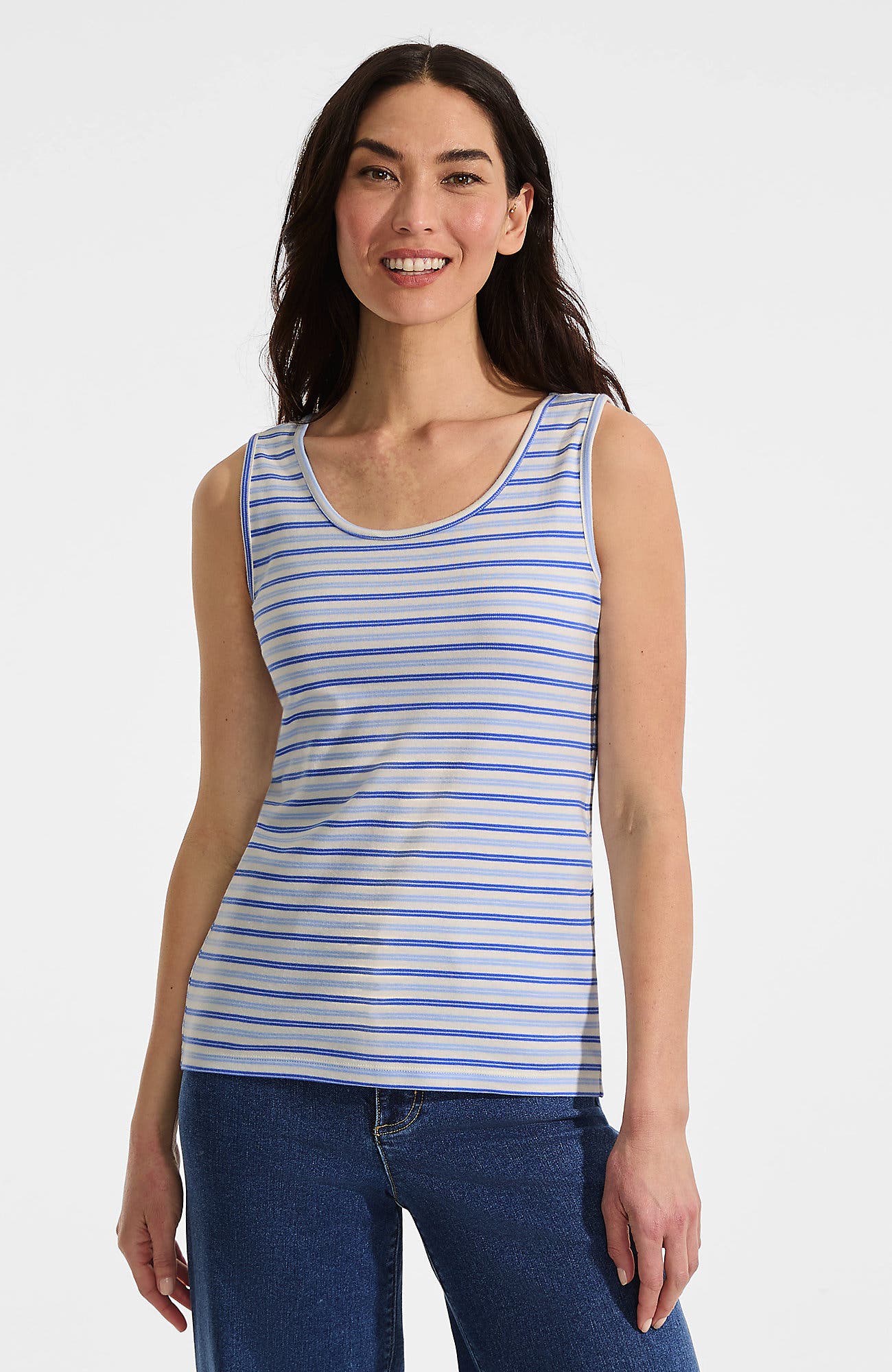 Light Sea/Clear Blue Stripe