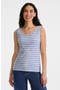  Light Sea/Clear Blue Stripe