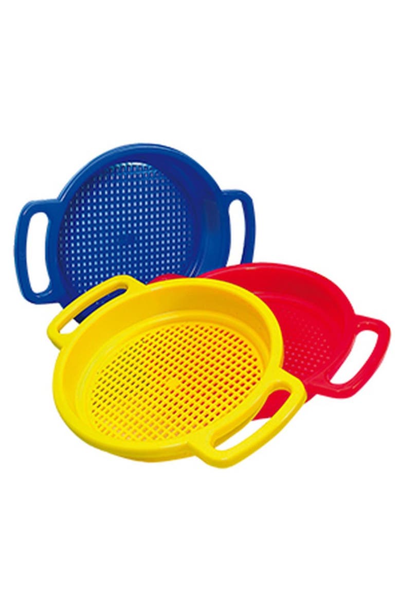 SPIELSTABIL Large Sand Sieve Toy (Made in Germany) - Sold Individually - Colors Vary, Alternate, color, Multi