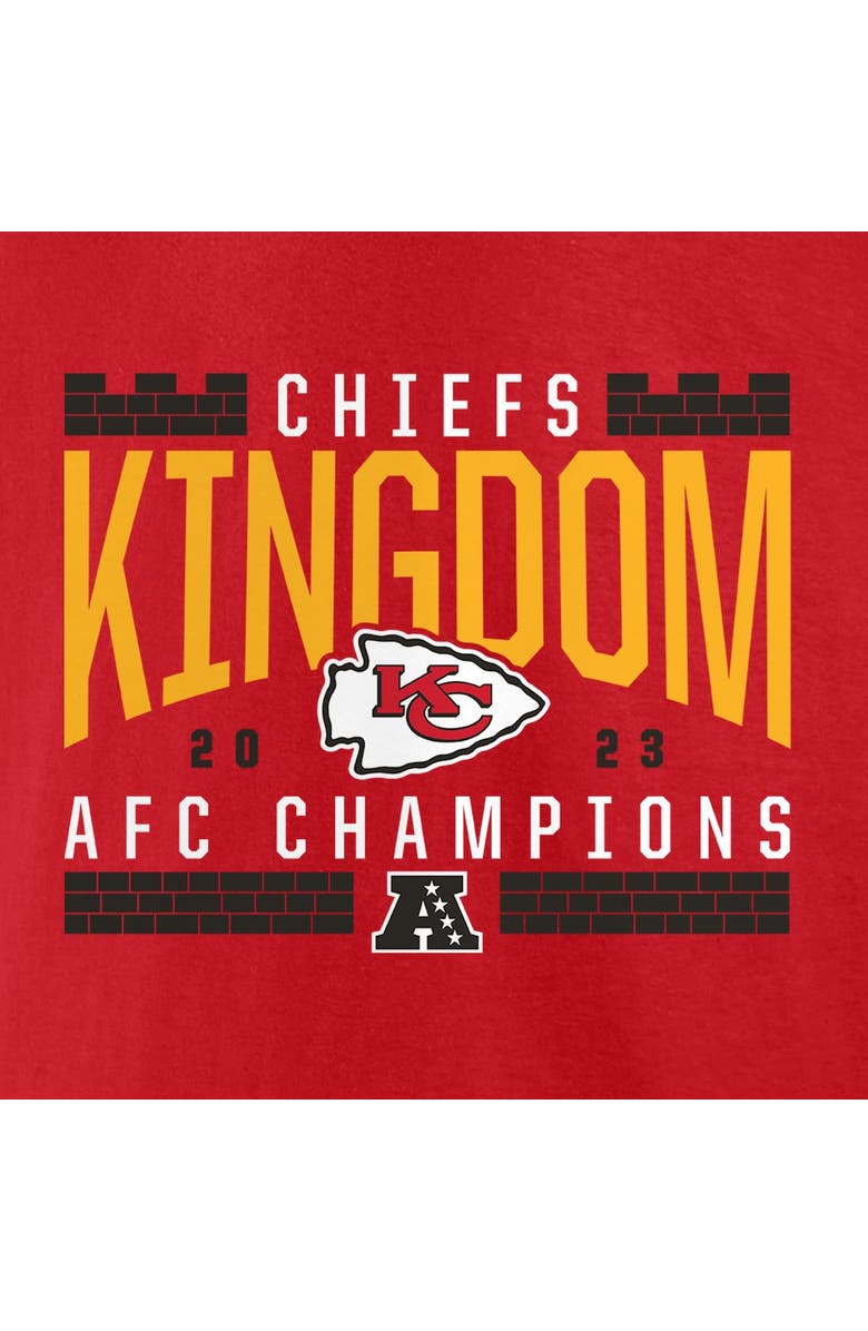 FANATICS Men's Fanatics Branded Red Kansas City Chiefs 2023 AFC Champions Hometown Not Done T-Shirt, Alternate, color, 