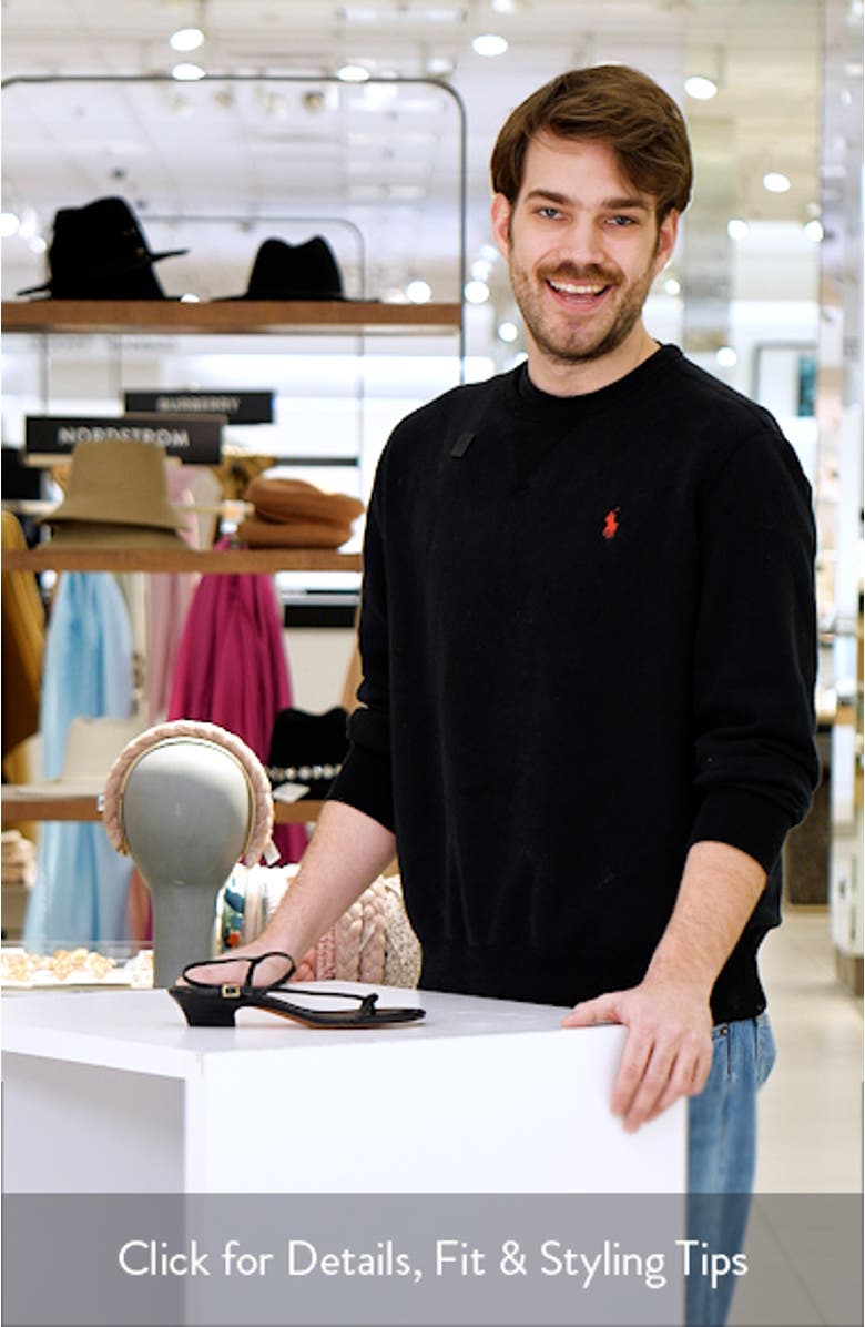 The Maycie Asymmetric T-Strap Sandal, sales video thumbnail