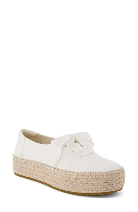 Valencia Lace-Up Platform Espadrille (Women)