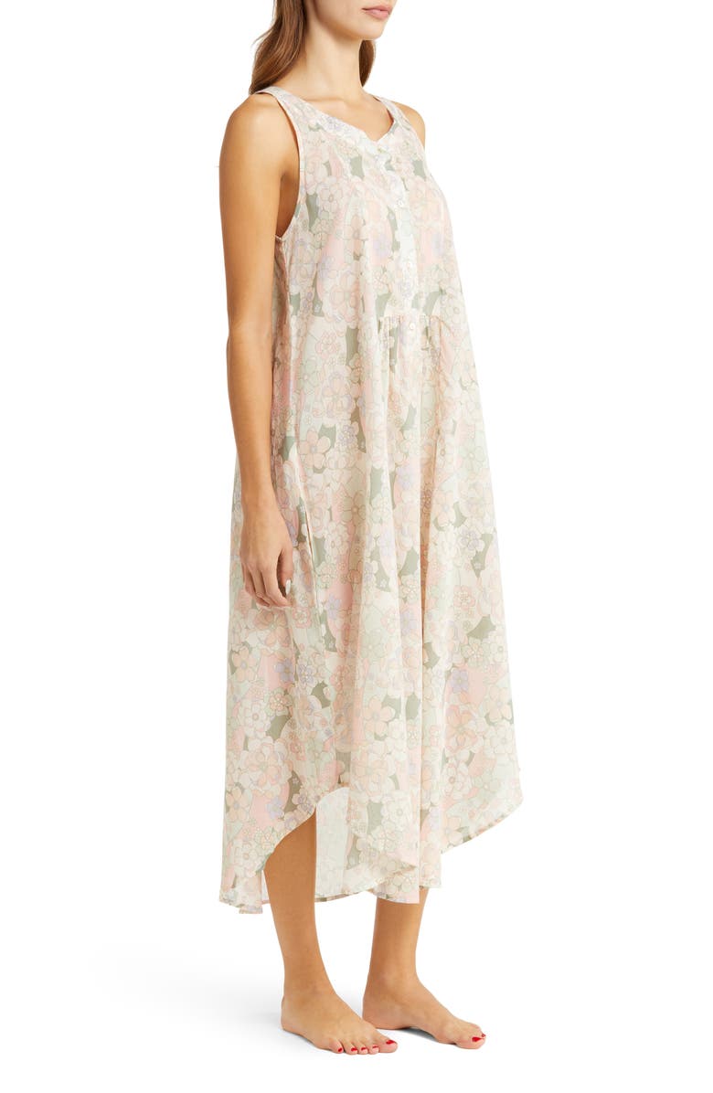 Papinelle Phoebe Floral Print Cotton Voile Nightgown, Alternate, color,