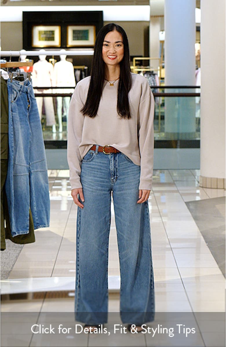 Sienna Crop Performance Sweatshirt, sales video thumbnail