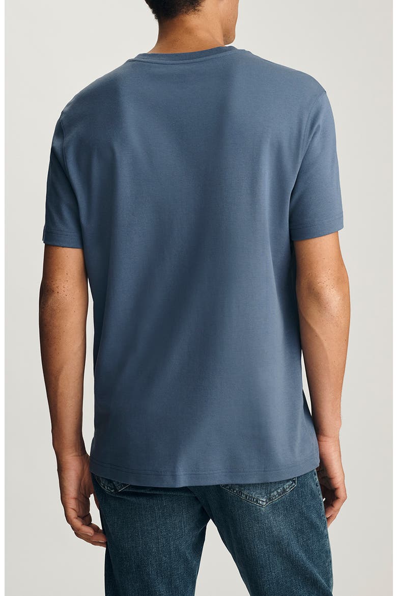 Short Sleeve Cotton & Modal T-Shirt, Alternate, color, VINTAGE INDIGO