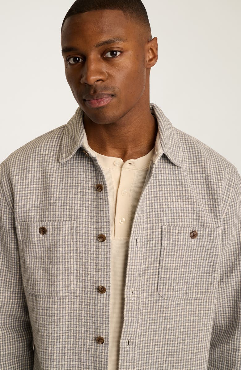 Bonobos Gingham Double Cloth Overshirt, Alternate, color, 