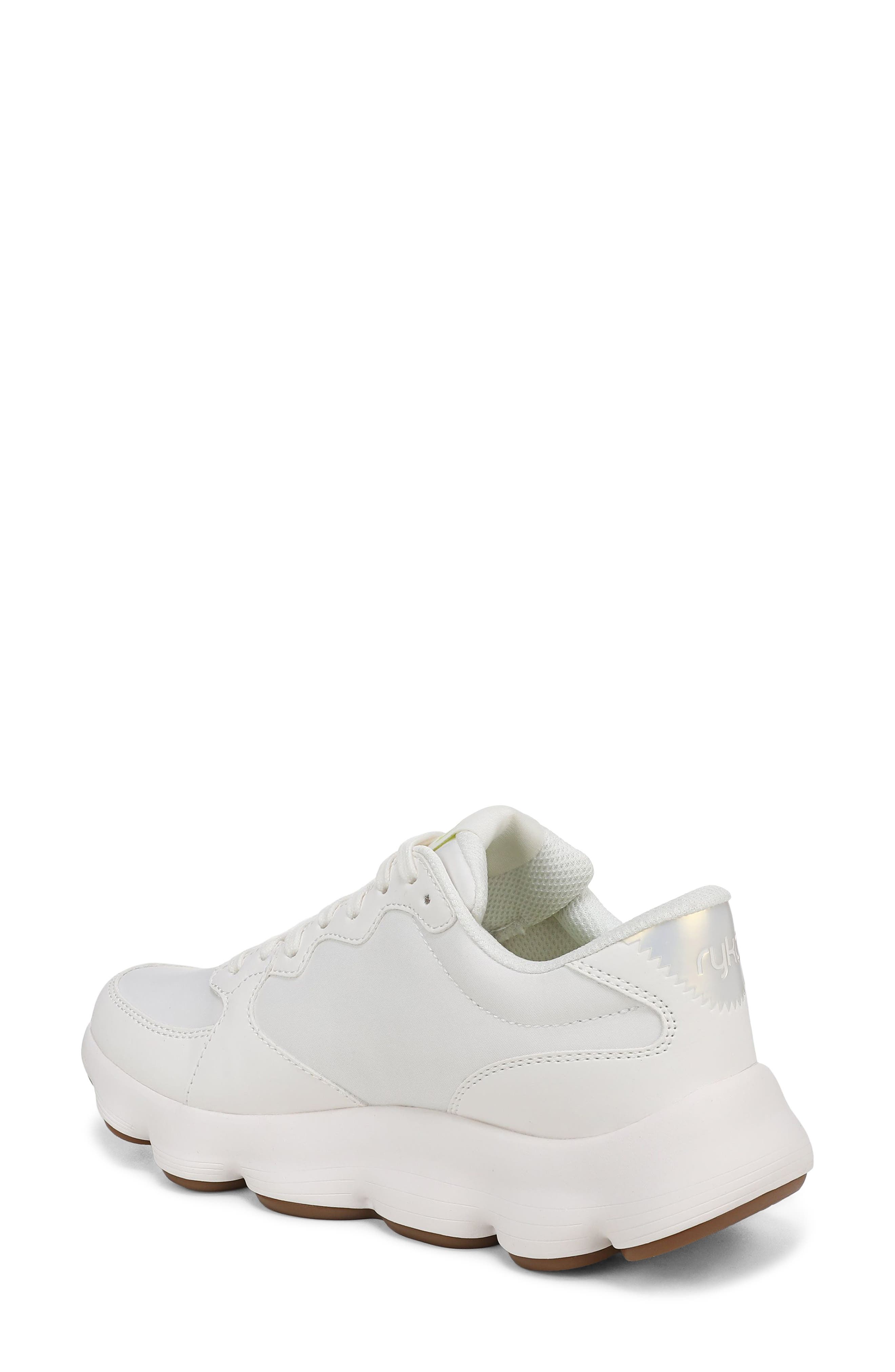 Rykä PodFlow Retro Walking Sneaker, Alternate, color, White