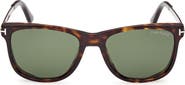 TOM FORD 53mm Square Sunglasses