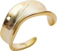 Spero London Large Contour Stack Sterling Silver Ring