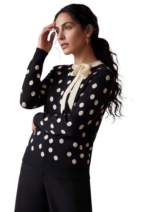 Tie Neck Sweater