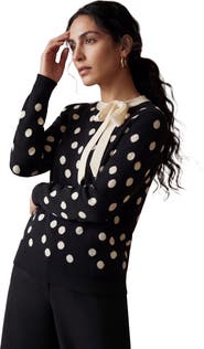Jessica London Tie Neck Sweater