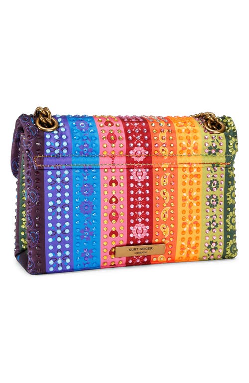KURT GEIGER KURT GEIGER LONDON MINI KENSINGTON FABRIC CONVERTIBLE SHOULDER BAG