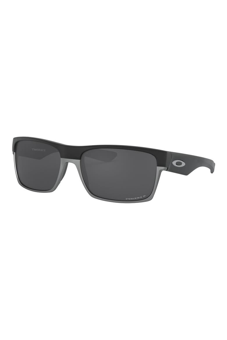 Twoface™ 60mm Prizm™ Polarized Sunglasses, Alternate, color, BLACK