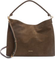 Veronica Beard Vida Suede Shoulder Bag