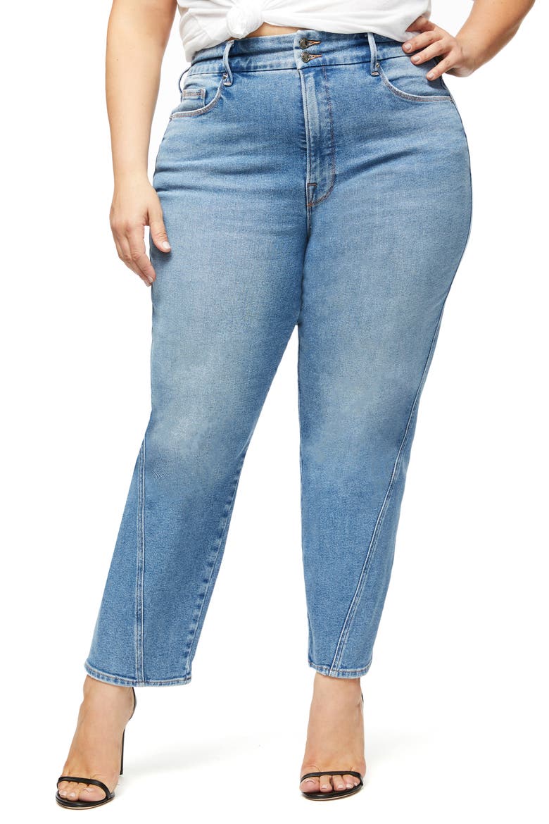 Good Straight Twisted Seam Jeans, Alternate, color, BLUE310