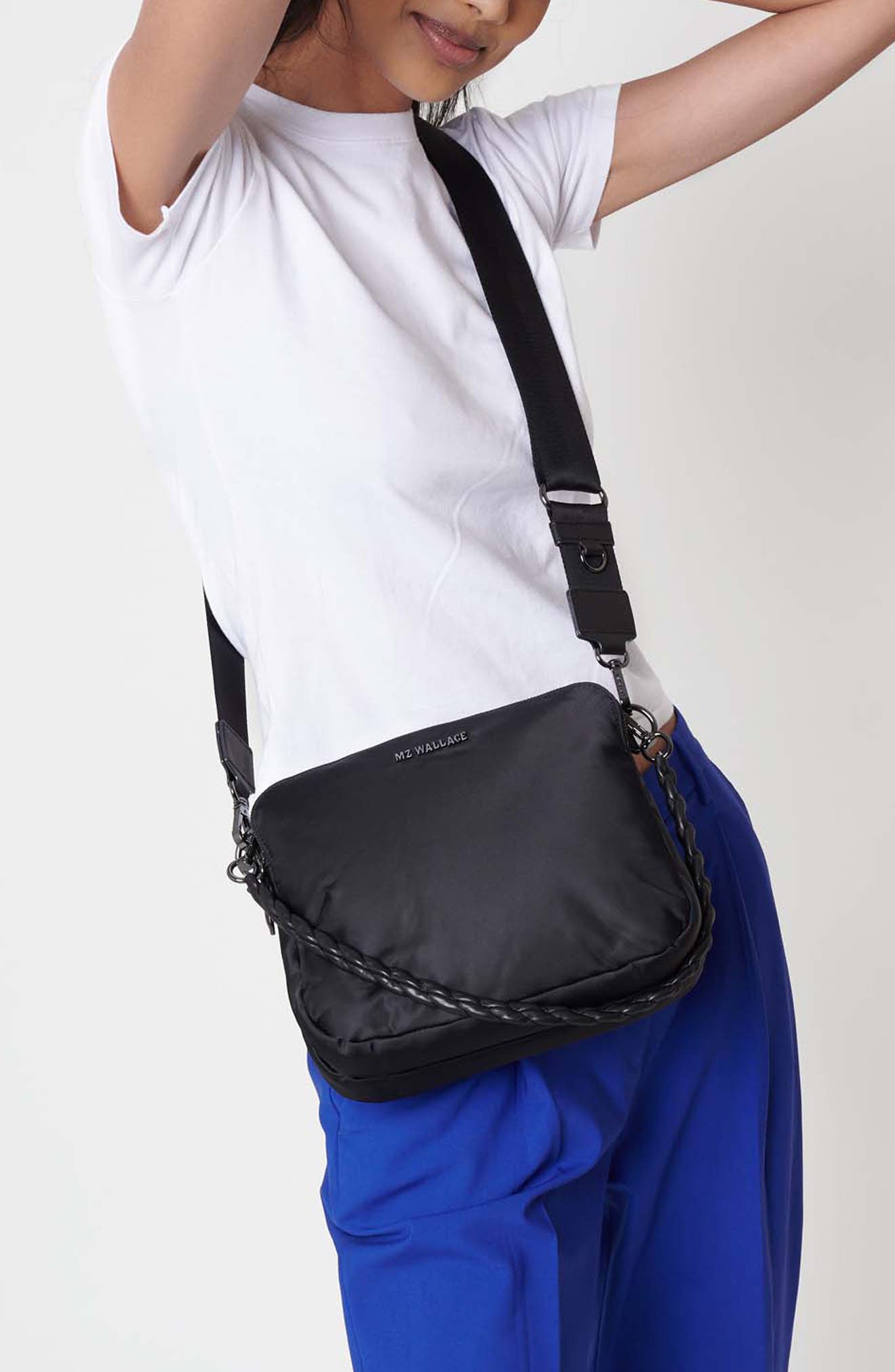 MZ Wallace Small Bowery Nylon Crossbody Bag, Alternate, color, 