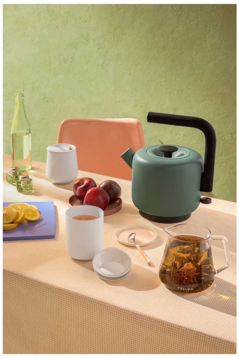 Clyde Electric Kettle, Alternate, color, SMOKE GREEN