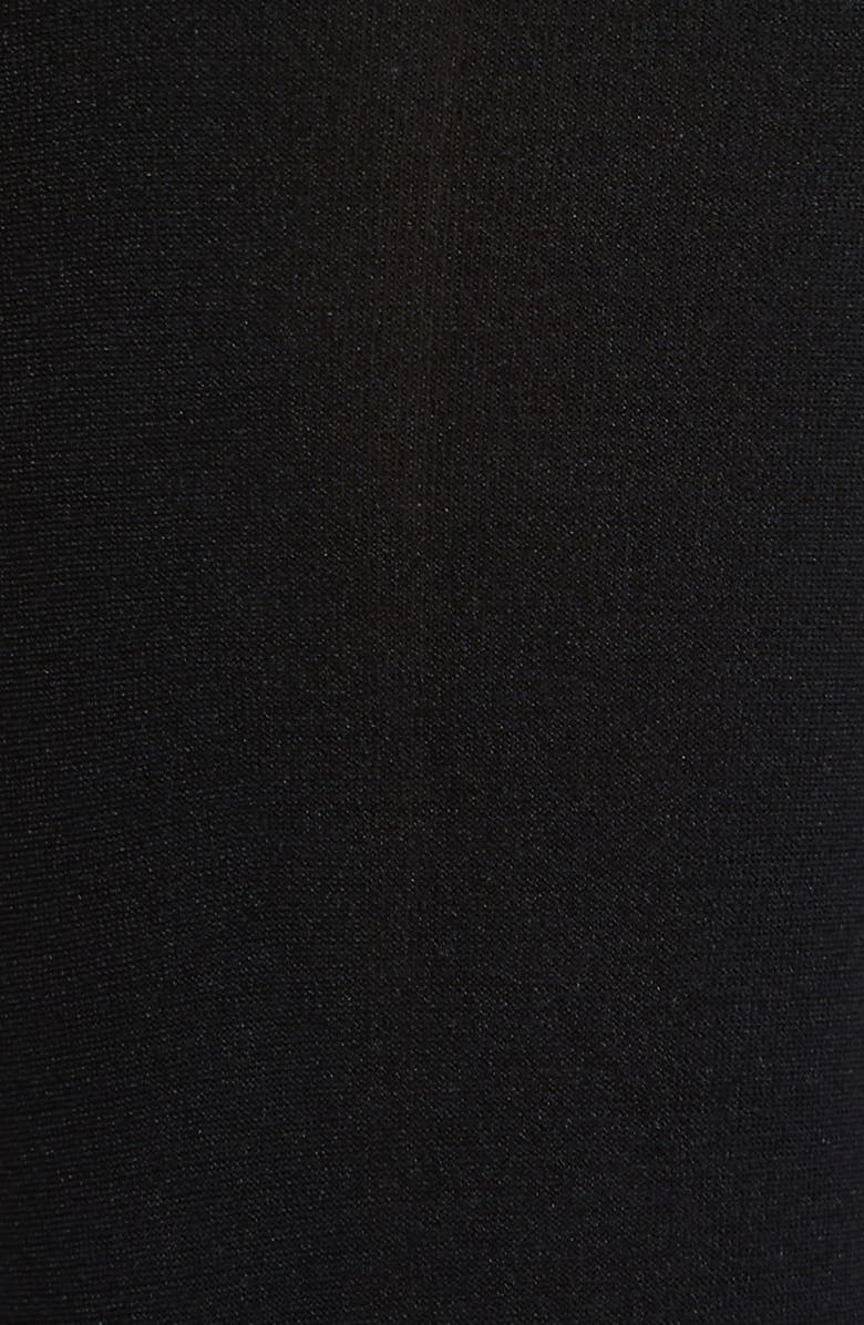 Commando Up All Night Thigh High Socks, Alternate, color, Black