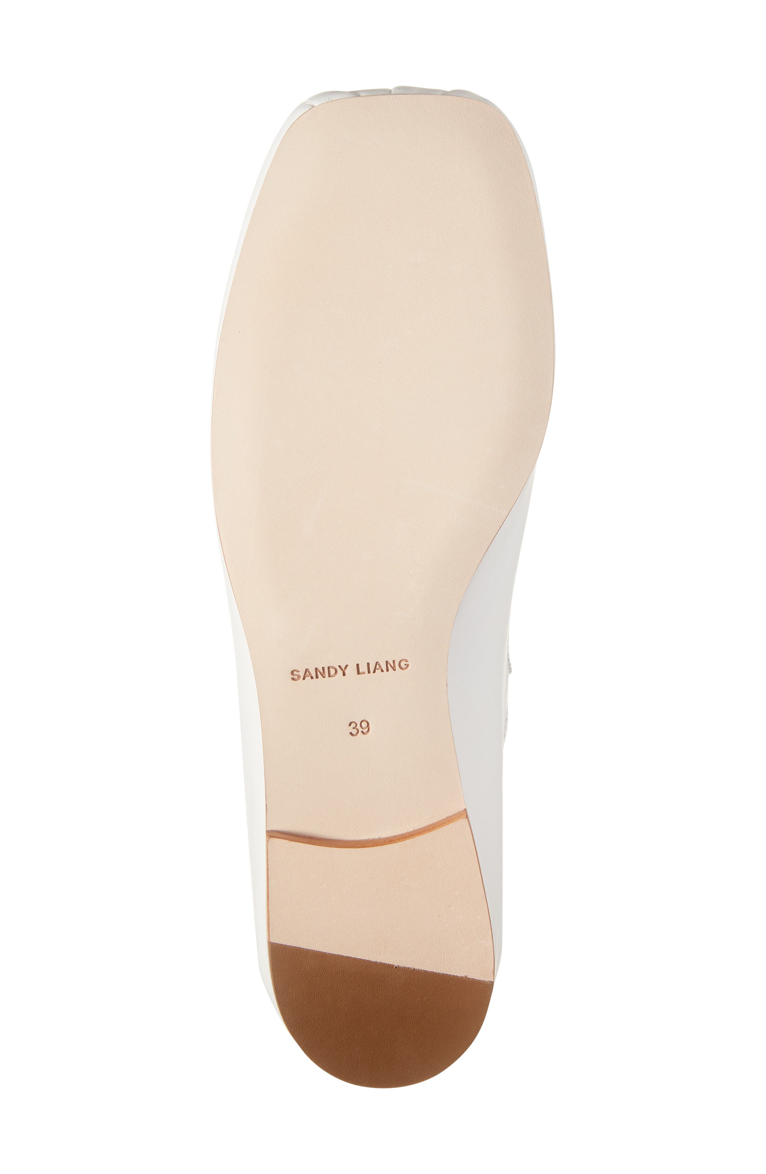 Pointe Mary Jane Flat, Alternate, color, OPTIC WHITE