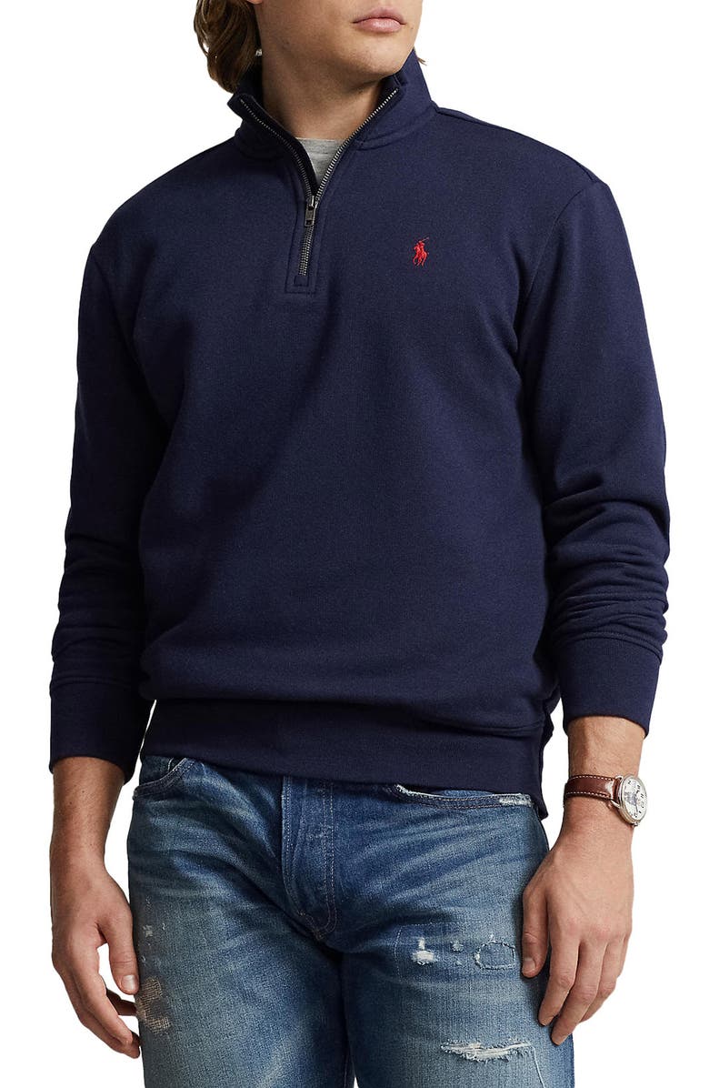 Polo Ralph Lauren Quarter Zip Fleece Pullover, Main, color,