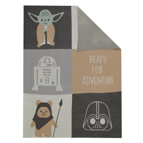 Lambs & Ivy Star Wars The Force Knit Baby Blanket In Multi