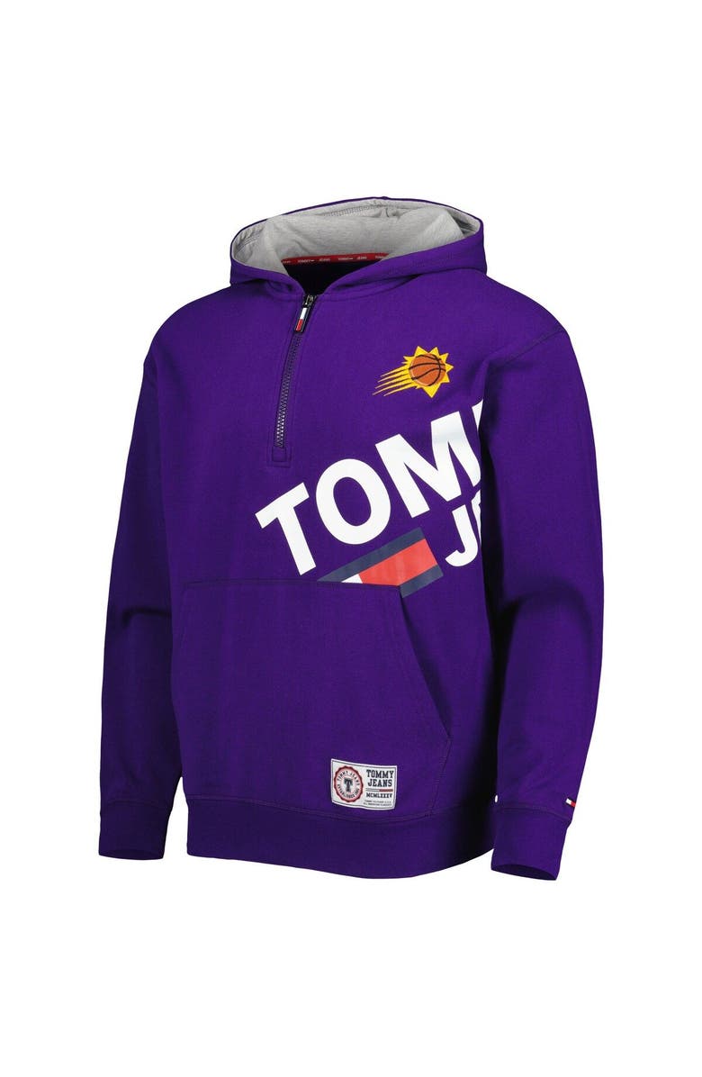 TOMMY JEANS Men's Tommy Jeans Purple Phoenix Suns Bernard Half-Zip Hoodie, Alternate, color, Purple
