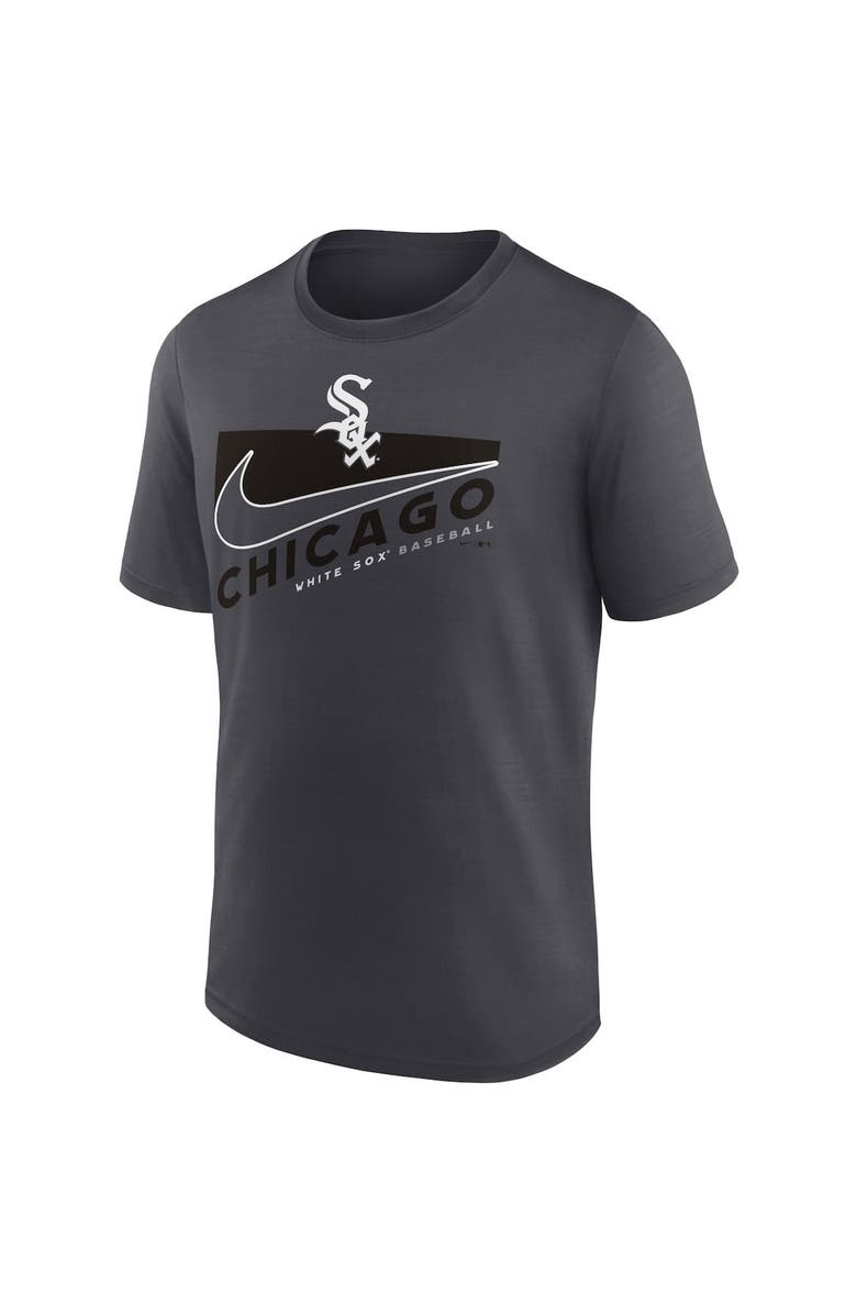Nike Men's Nike Anthracite Chicago White Sox Swoosh Town Performance T-Shirt, Alternate, color, 