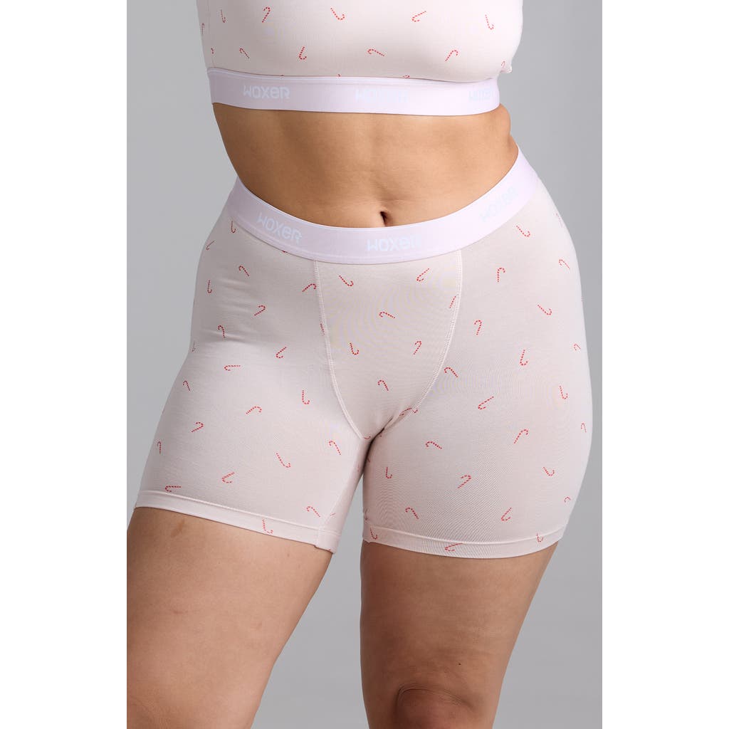 Woxer Baller High Rise Ultrasoft Boxer Briefs In White