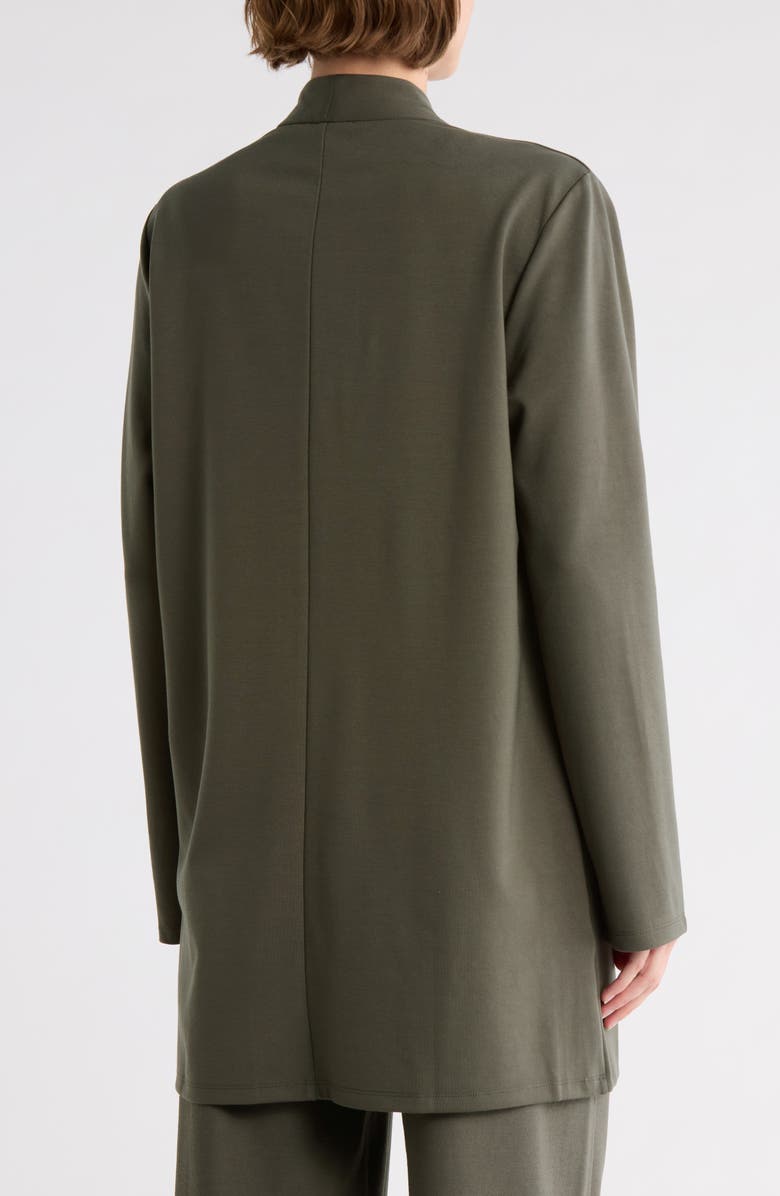 Eileen Fisher Long Jacket, Alternate, color, Grove